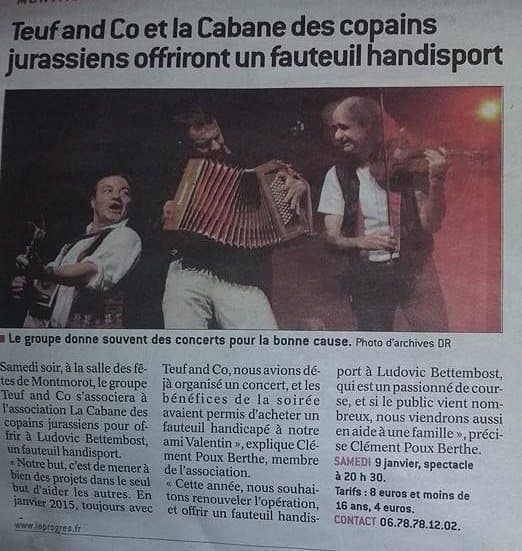 Annonce concert